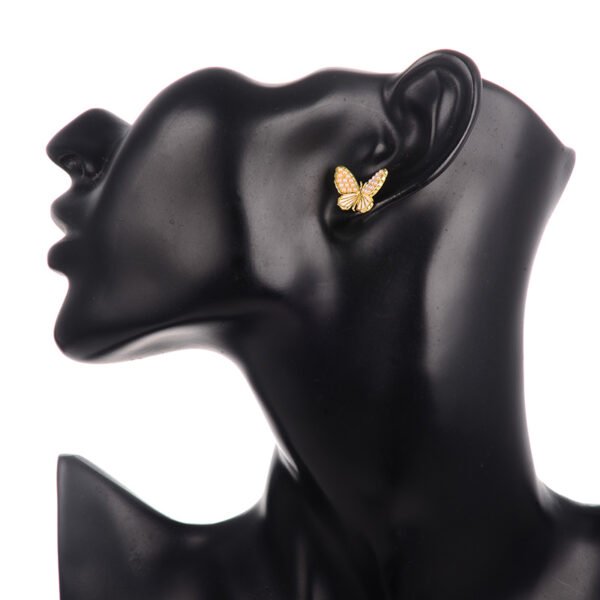 European And American Fashion Earrings Popular Butterfly Pearl Earrings Women Earrings 9