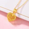 Genuine 18K Gold Necklace Pendant Pure AU750 Chain Hollow Necklaces 10 Genuine 18K Gold Necklace Pendant Pure AU750 Chain Hollow Necklaces 10