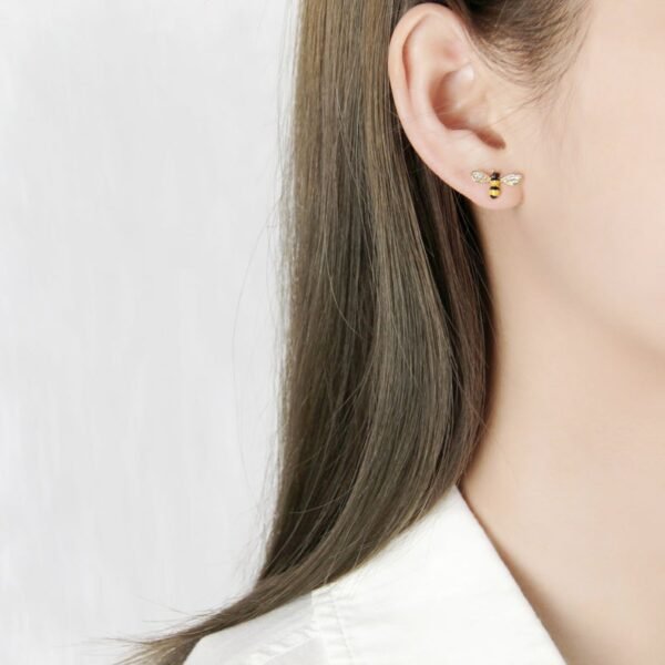Personalized Solid Color Dual-use Short Earrings Earrings 5