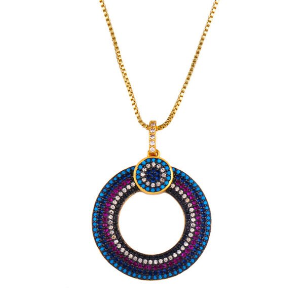 Accessories Original European And American Style Love Circle Pendant Sun Moon Pendant Necklace Nkp72 Necklaces 6