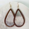 Leopard Print Horsehair Cowhide Earrings Europe And America Earrings 13