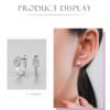 S925 Sterling Silver Temperament Micro Diamond Earrings Earrings 9
