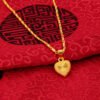Love Clavicle Chain Gold Necklace For Valentine’s Day Necklaces 12 Love Clavicle Chain Gold Necklace For Valentine’s Day Necklaces 12