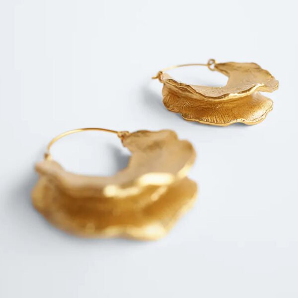 Women’s Geometric Gold Alloy Long Exaggerated Earrings Earrings 6