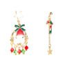 Christmas Series Alloy Dripping Christmas Cane Bells Tassel Earrings Women Christmas 11 Christmas Series Alloy Dripping Christmas Cane Bells Tassel Earrings Women Christmas 11
