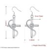 2018 New Cross-border Popular Elongated Cross Earrings Earrings 11