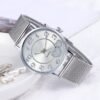 Heart-shaped gold alloy mesh belt watch ladies watches 13
