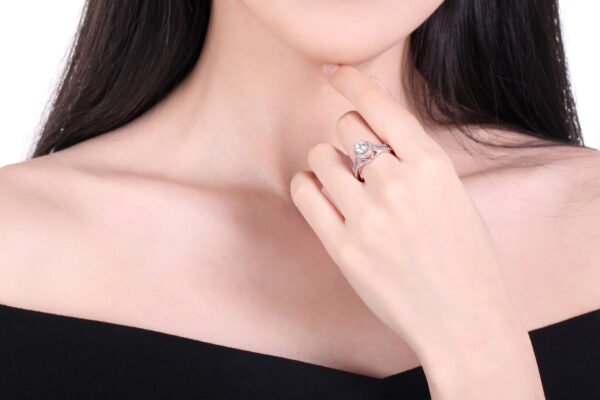 Zircon Gold Plated Six Claw Diamond Accessories 7