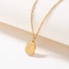 Earrings And Necklace Set 18K Gold Fashion Simple Earrings 11