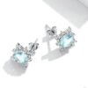 Platinum-plated Shining Star Earrings Female Niche Design High Sense Earrings 10