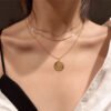 Multi-coin three-ply necklace Necklaces 11 Multi-coin three-ply necklace Necklaces 11