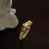 Women’s Gold-plated Antique Hollow Ring Rings 10