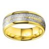 Fashion Simple Gold Ring Two-color Imitation Polished Men’s And Women’s Rings Rings 15