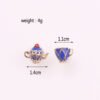 New Fashion Style Cute Personality Alloy Teacup Set Earrings Earrings 21 New Fashion Style Cute Personality Alloy Teacup Set Earrings Earrings 21