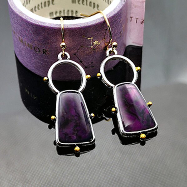 Personality Creative Purple Girl Earrings Earrings 5