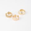 Concavo-convex metal combination ring Rings 7