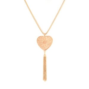 European And American Hollow Disc Pendant Tassel Long Necklace Women Necklaces European And American Hollow Disc Pendant Tassel Long Necklace Women Necklaces