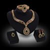 Fashion Gold-plated Four-piece Set With Diamonds Earrings 8