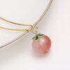 Peach Agate Necklace Bracelet Pendant Necklaces 10