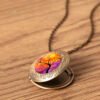 Vintage Tree of Life Antique Gold Photo Frame Locket Necklace Necklaces 17