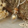 Water Drop Glass Cover Long Dried Flower Hair Necklace Necklaces 14