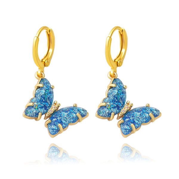 Temperament Butterfly Ear Buckle French Super Fairy Earrings Earrings 3