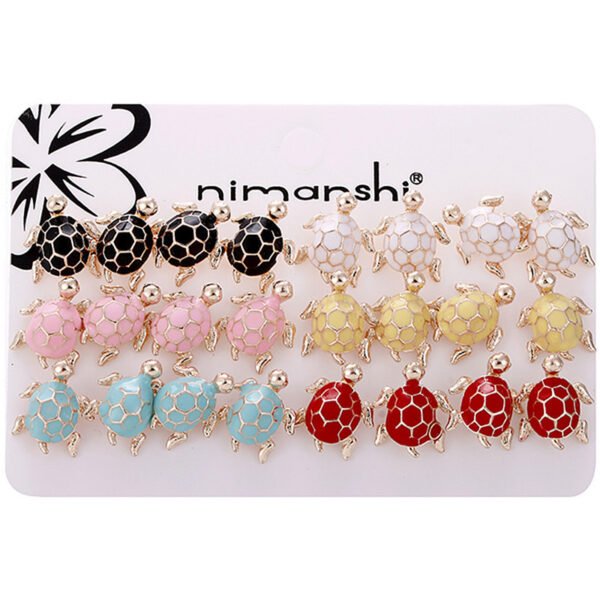Alloy color oil drop earrings Earrings 3