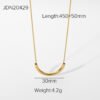 Vintage Stainless Steel Necklace Gold-plated Jewelry Clavicle Chain Necklaces 10 Vintage Stainless Steel Necklace Gold-plated Jewelry Clavicle Chain Necklaces 10