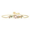 Gold Bracelet Personalized Color Zirconium MOM Jewelry Gift Bracelets 14