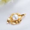 Silver Gold Plated Inlaid Natural Retro Temperament Women Accessories 11