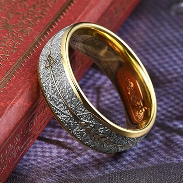 Fashion Simple Gold Ring Two-color Imitation Polished Men’s And Women’s Rings Rings 3