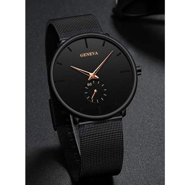 Luxury Men’s Quartz Watch Business Stainless Steel Analog Ultra Thin Waterproof watches 5