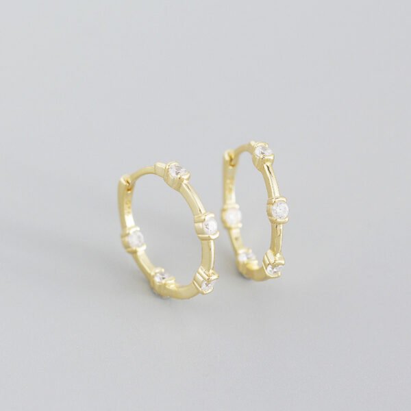 Geometric Micro Inlay Exaggerated Design Earrings Earrings 5