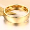 Stainless Steel Ring Vacuum Gold-plated Ring Rings 12