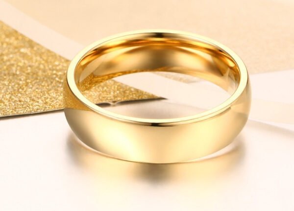 Stainless Steel Ring Vacuum Gold-plated Ring Rings 5