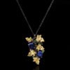 Fashion Black Gold Jewel Flower Sweater Chain Necklaces 10