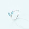 Korean Version Of Simple Temperament Wild New Leaf Alloy Accessories 9