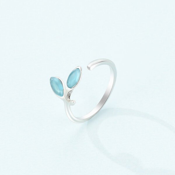 Korean Version Of Simple Temperament Wild New Leaf Alloy Accessories 3