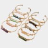 Winding Crystal Gold-plated Crystal Bracelet Bracelets 13