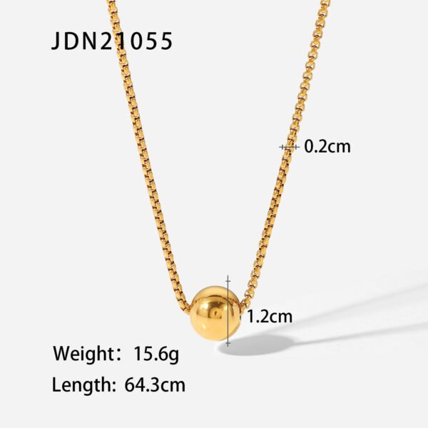 Pull-out 18K Gold Stainless Steel Necklace For Women Necklaces 8