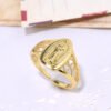 Copper Plating 18K Gold Micro Zircon Ring Rings 14
