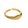 Women’s Light Luxury Trendy 18K Stainless Steel Gold-plated Ring Rings 10 Women’s Light Luxury Trendy 18K Stainless Steel Gold-plated Ring Rings 10
