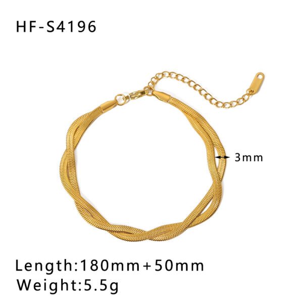 Beach Style Gold Plated Shell OT Buckle Cross Bracelet Cuban Chain Bracelets 8