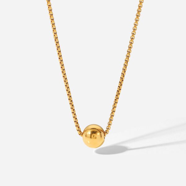 Pull-out 18K Gold Stainless Steel Necklace For Women Necklaces 7