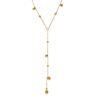 New 18K Gold Plated Stainless Steel Round Beads Tassel Charm Necklace For Women Necklaces 12 New 18K Gold Plated Stainless Steel Round Beads Tassel Charm Necklace For Women Necklaces 12
