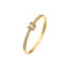 Women’s Fashionable Simple Brass Gold-plated Bracelet Bracelets 16