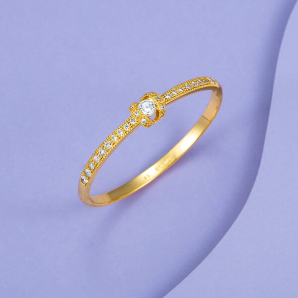 Women’s Fashionable Simple Brass Gold-plated Bracelet Bracelets 3