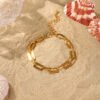 18K Gold-plated Square Chain Bracelet Bracelets 13