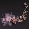 Handmade Head Gold Leaf Branch Flower Wedding Hair Accessories Accessories 14