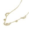 S925 Silver Plated 14k Gold Zircon Hollow Necklace Necklaces 12